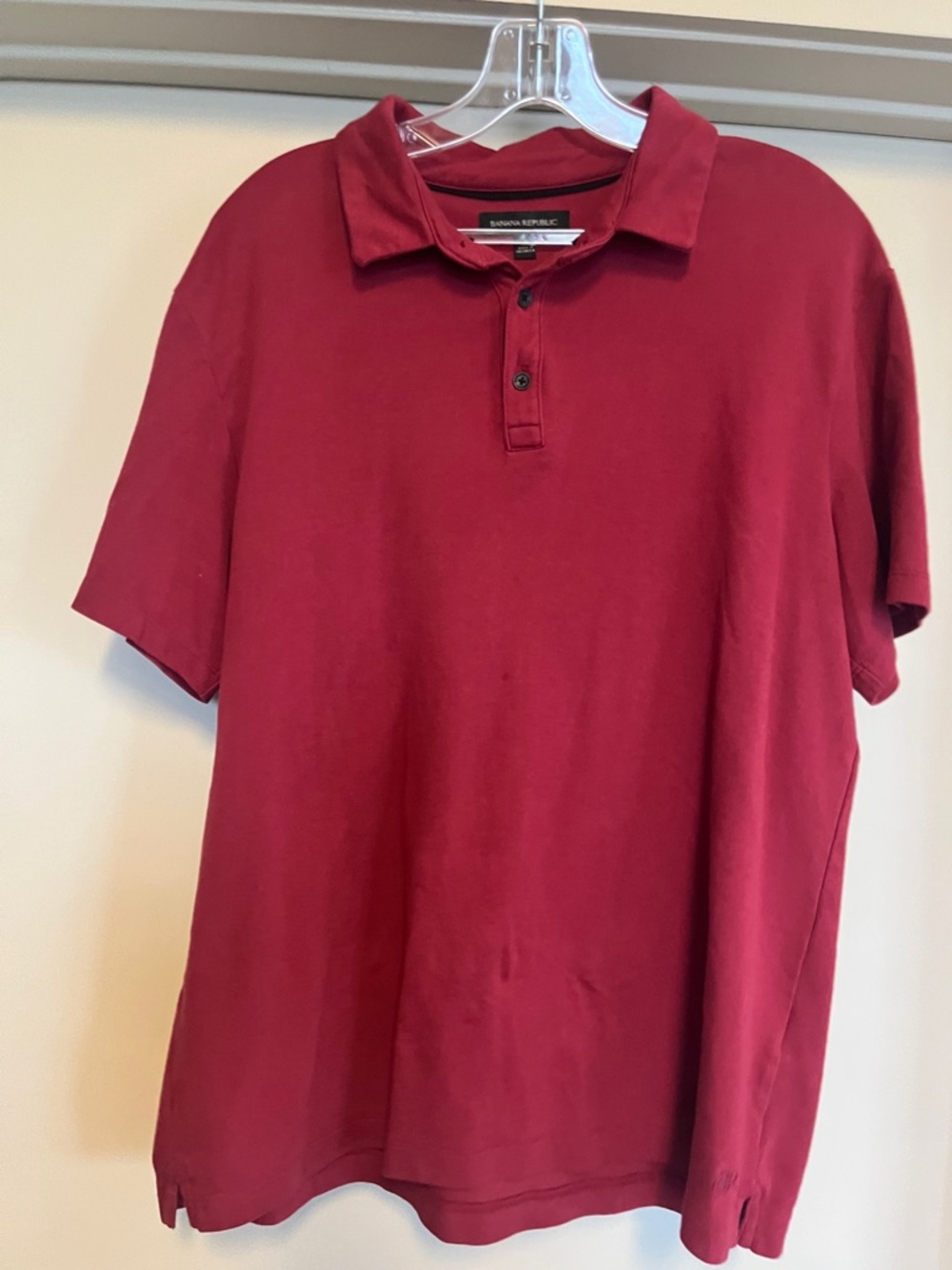 Banana Republic Men's Cranberry Red Polo